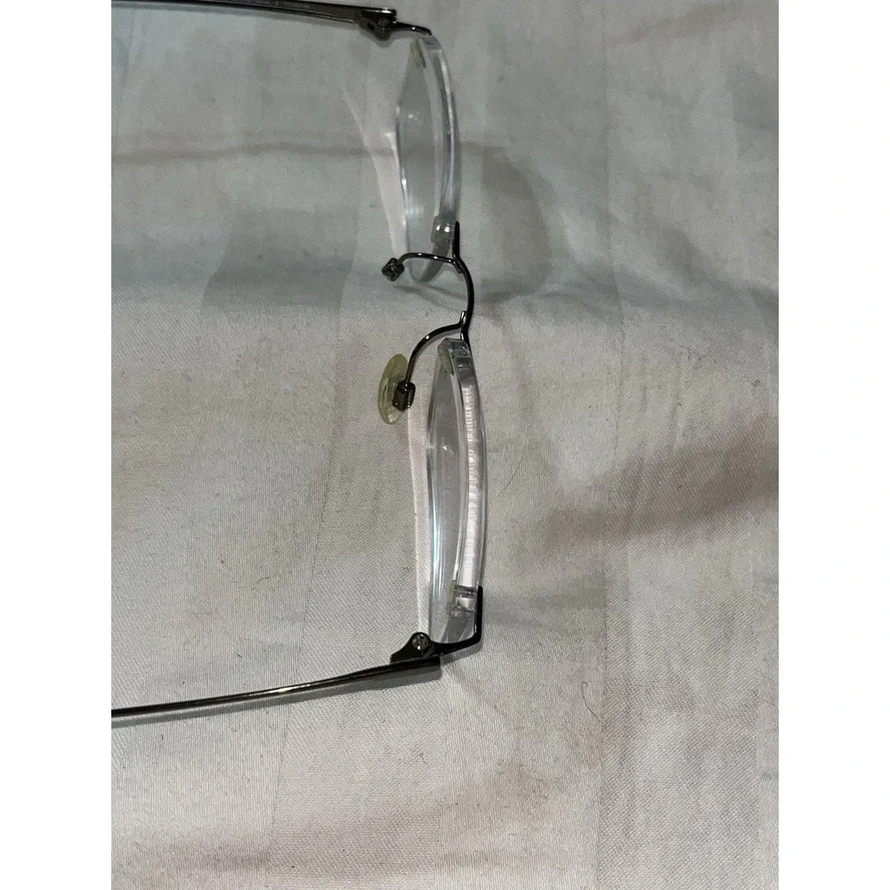 Charmant Rimless Eyeglasses Frames Only, CH10960, 52-18-140, Titanium, Gray